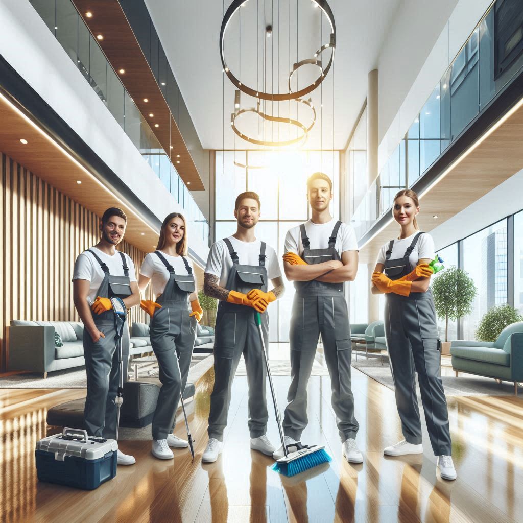 Professional cleaning team in Sydney home